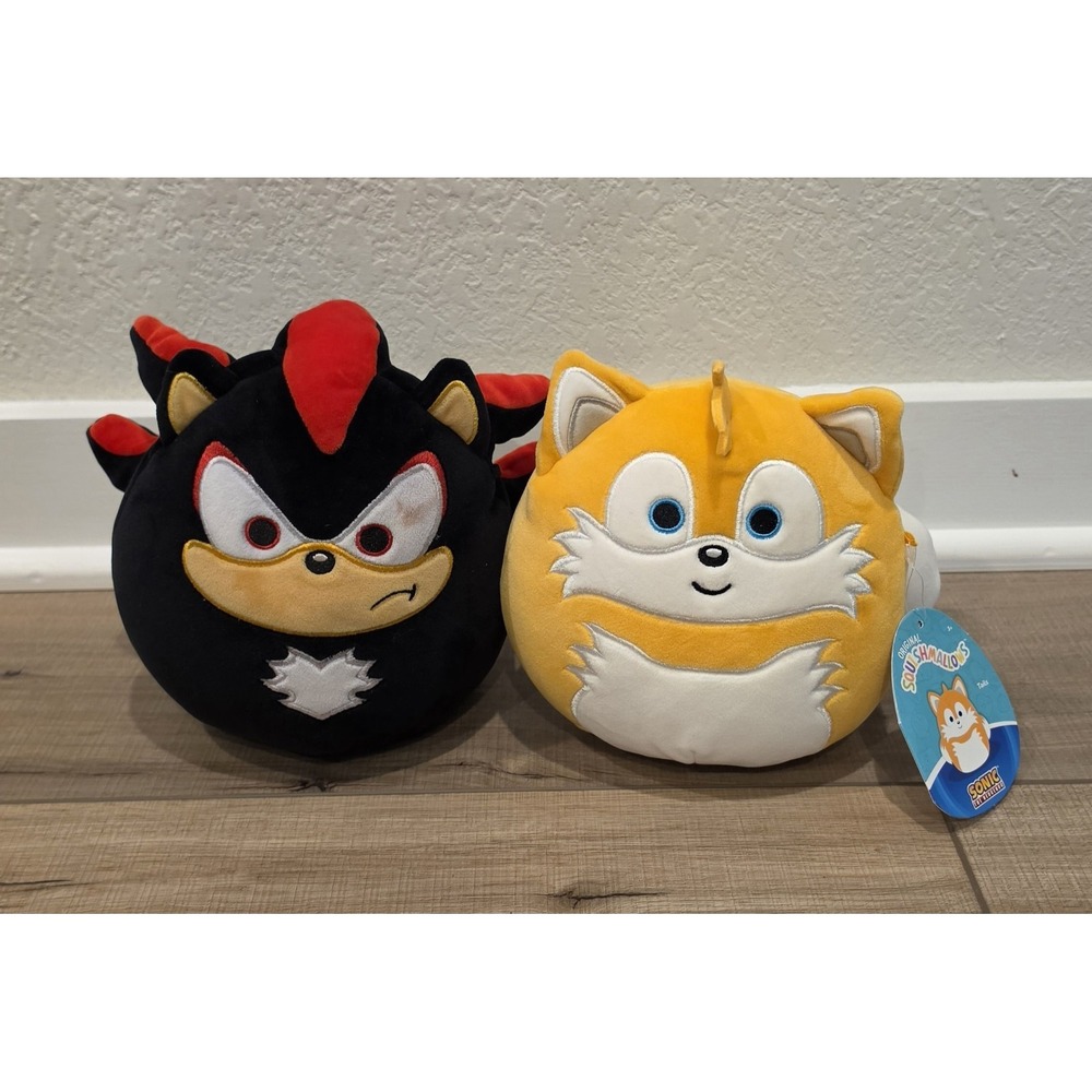 Squishmallows Shadow & Tails Plush Soft Toy Stuffed Jazwares Gift NWT